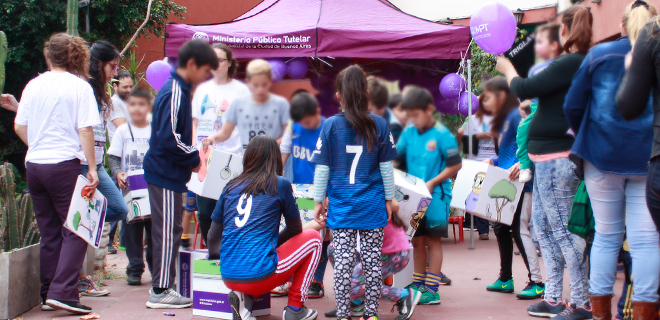 El MPT participó de una jornada solidaria