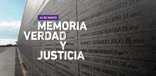 Día Nacional de la Memoria por la Verdad y la Justicia