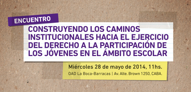 Derecho a la participación de los jóvenes en el ámbito escolar