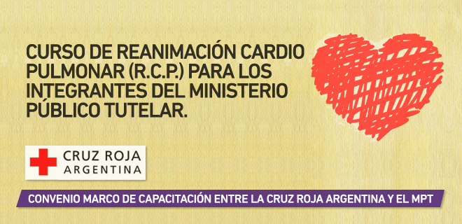 La Cruz Roja Argentina capacitará al personal del MPT