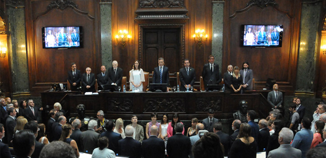 Apertura de las sesiones ordinarias en la Legislatura porteña